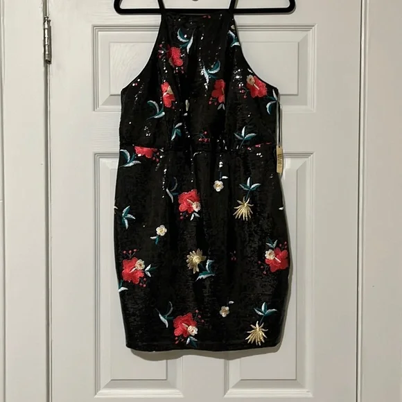 forever 21 plus size sequin dress Plus Size Sequin Cami Mini Dress Black / 0X